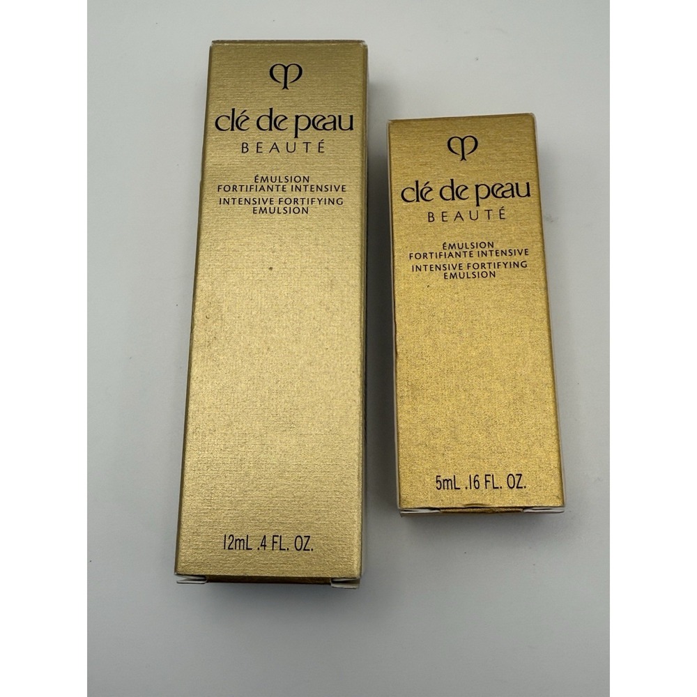 2 Cle de Peau Beaute Intensive Fortifying Emulsion‎ Travel Sizes 0.4oz & 0.16oz